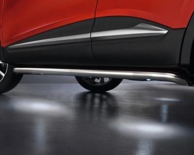 Side Bars - Tapered Ends To Fit Renault Kadjar 2015+ Stainless Steel  Accessories