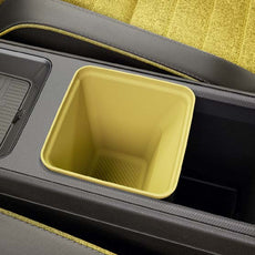 Genuine Renault 5 Small storage box in center console - Yellow