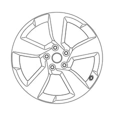 Genuine Nissan Qashqai J11 Alloy Wheel Aluminum 18"