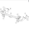 Genuine Nissan Townstar (XFX) - Towbar Crossbar Kit with fixings