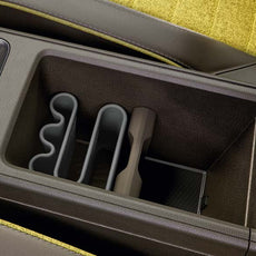 Genuine Renault 5 Wavy Center Console Organizer - Grey