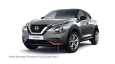 Nissan Juke (F16E) Front Bumper Finishers, Red